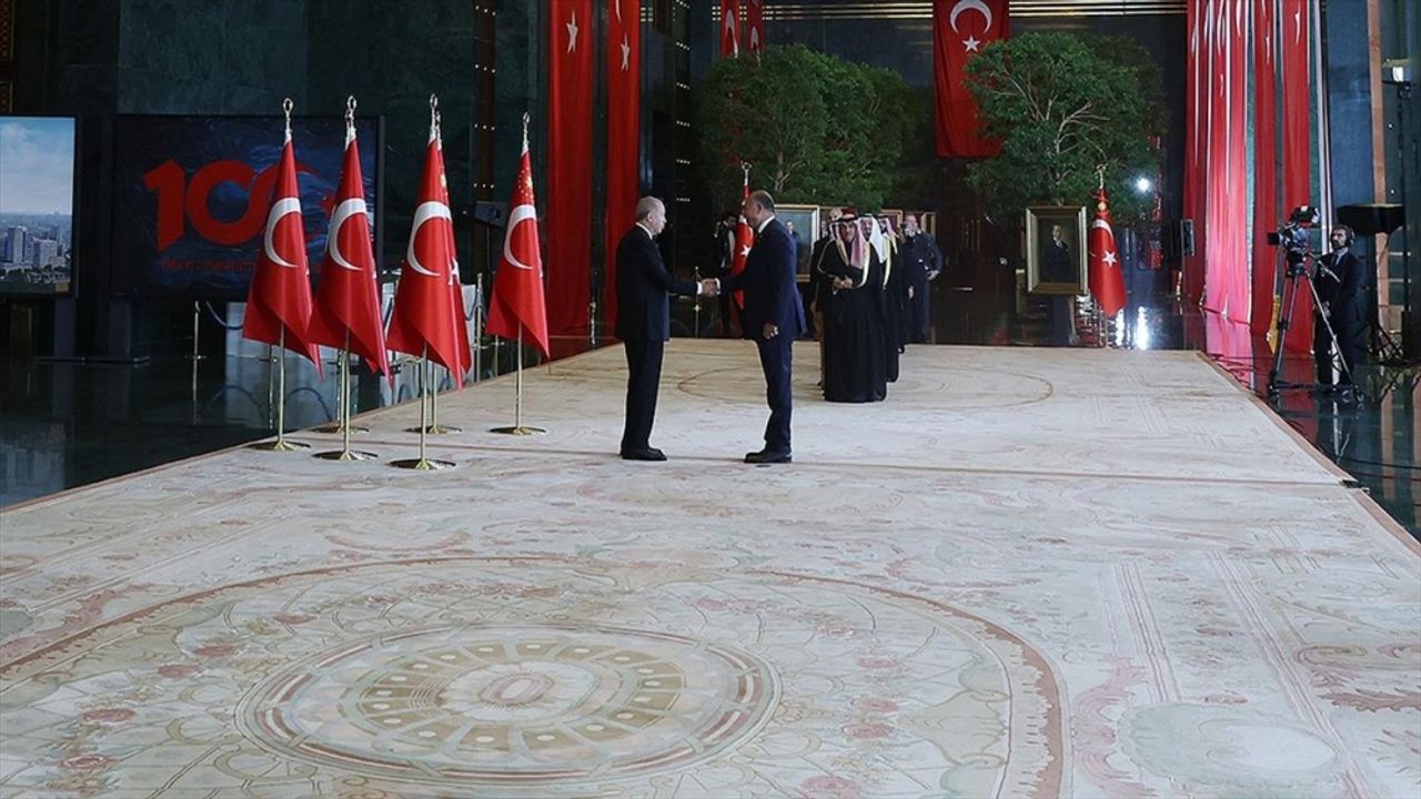 Cumhurbaşkanı Erdoğan, 29 Ekim Cumhuriyet Bayramı tebriklerini kabul etti