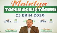 Cumhurbaşkanı Erdoğan Malatya'da toplu açılış töreninde konuştu