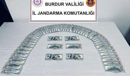 Burdur’da jandarma ekiplerinden sahte para operasyonu: 2 şahıs tutuklandı