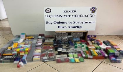 Antalya’da 4 farklı iş yerine elektronik ve kaçak sigara operasyonu