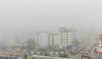 Yozgat’ta sis etkili oldu