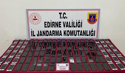 Edirne'de 280 Bin TL değerinde kaçak telefon ekranı ele geçirildi!