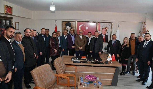 Başkan Ergün'den AK Parti Alaşehir teşkilatına ziyaret
